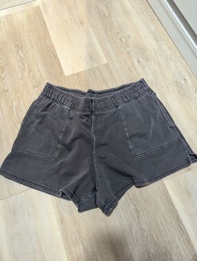 aerie Black Athletic Lounge Shorts